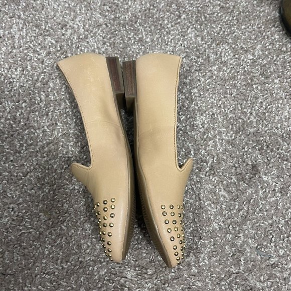 Marc Fisher Tan Studded Flats - Picture 8 of 8